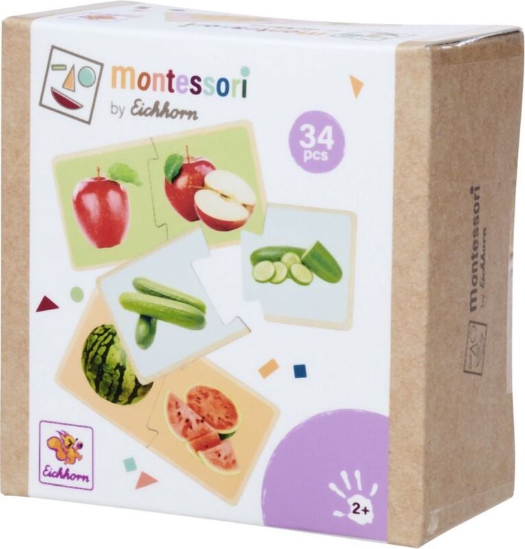 Montessori Mini Sestavljanke sadje in zelenjava 2 Montessori Mini Sestavljanke sadje in zelenjava - slika 2